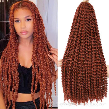 Hot sell 18inch 22 strands  new fashion freetress Hair Crochet Braid Braids passion twist hair bohemian